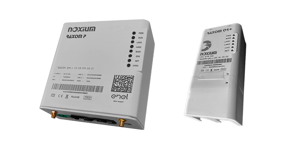 Familia RAXOM. Dos modelos de router industrial